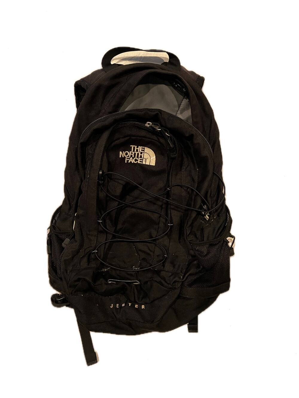 The North Face Jester Gray Black Backpack